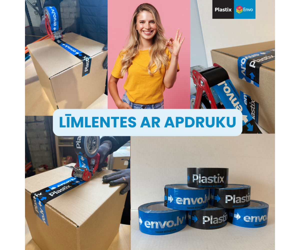 Līmlente ar LOGO – reklāma un profesionāls iepakojums vienā risinājumā