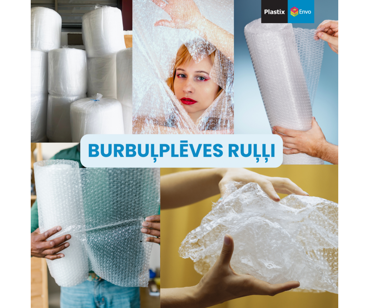 Burbuļplēve standarta, biezā vai antistatiskā - pasūti un saņem jau šodien
