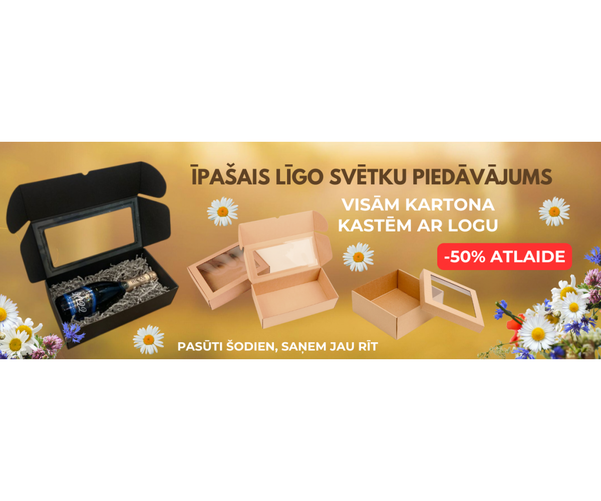 Līgo svētki tuvojas – iepako savas dāvanas skaisti un ērti!