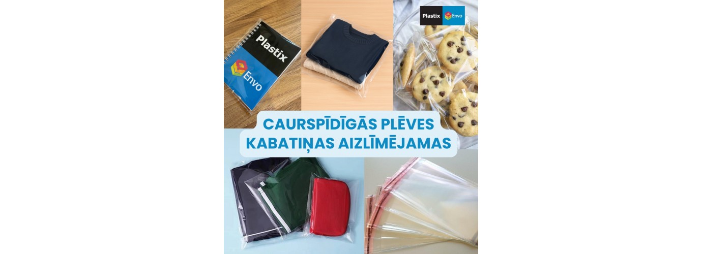 Vienkārši, skaisti un droši – kāpēc izvēlēties caurspīdīgās plēves kabatiņas?