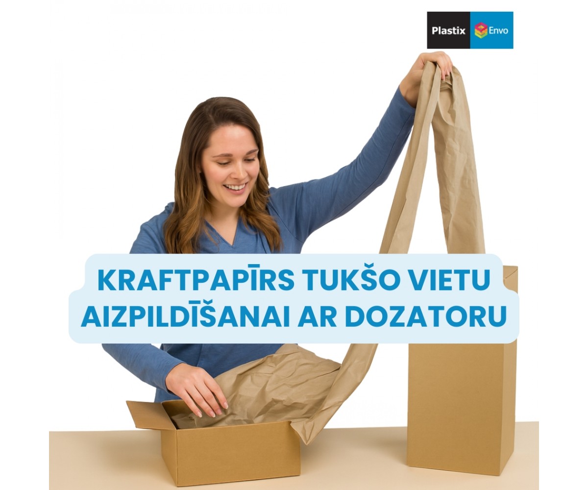 Ērts un efektīvs iepakojuma tukšo vietu risinājums