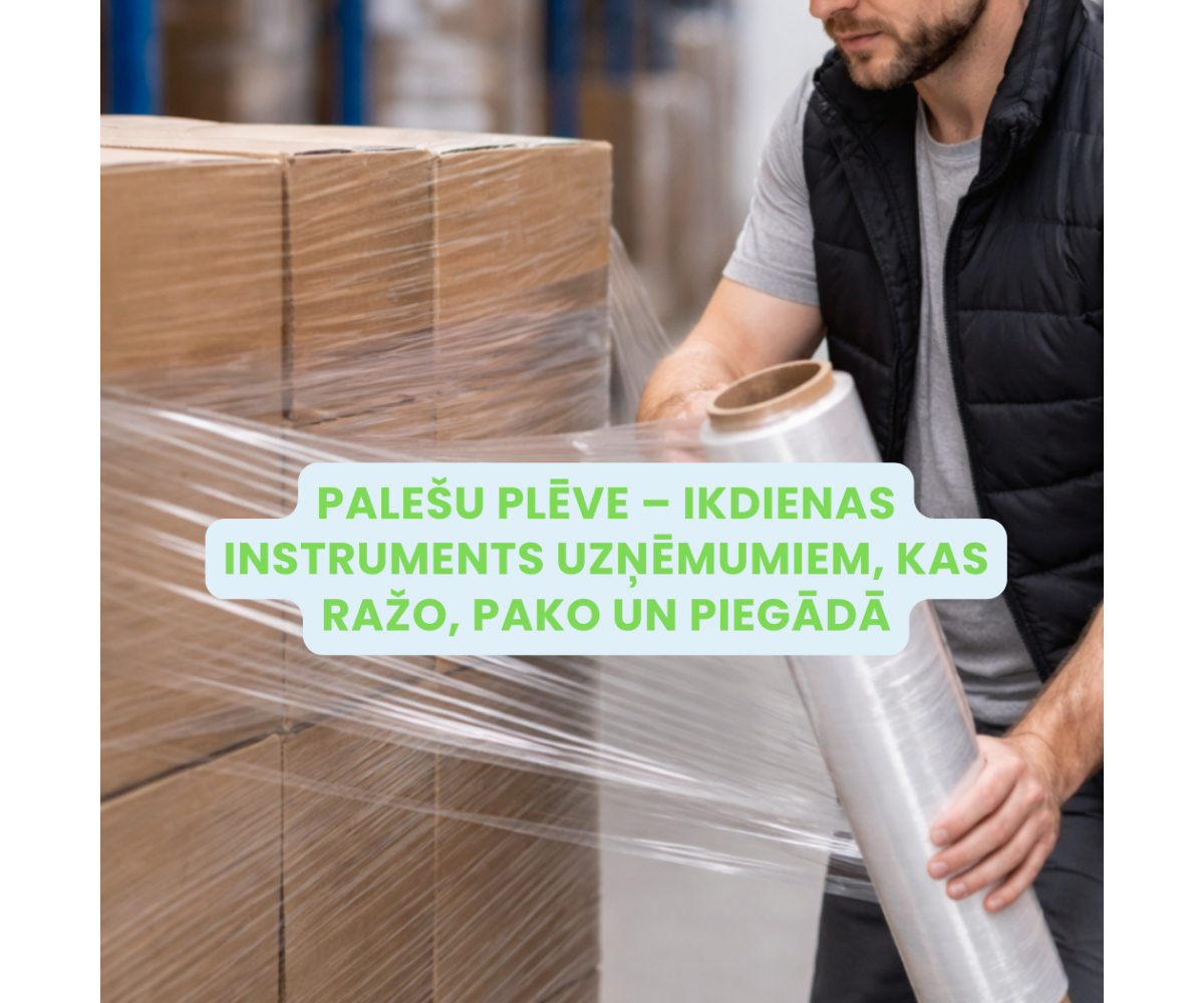 Palešu plēve – ikdienas instruments uzņēmumiem, kas ražo, pako un piegādā