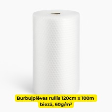 Burbuļplēve 1.2m x 100m – biezā, 60g/m²