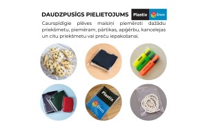 Caurspīdīgas plēves kabatiņas aizlīmējamas 5x10 cm, 500 gab.