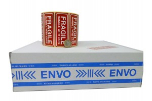 200 Fragile uzlīmes Handle with care uzlīmes 90x35 mm 200 Fragile uzlīmes Handle with care uzlīmes 90x35 mm