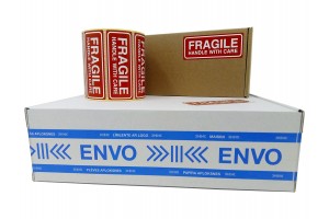 200 Fragile uzlīmes Handle with care uzlīmes 90x35 mm 200 Fragile uzlīmes Handle with care uzlīmes 90x35 mm