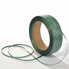 PET, Spriegošanas lente PET 15.5 x 0.76mm x  1400m, zaļa