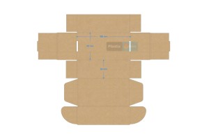 Kartona kaste 188x95x65 mm