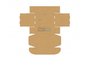 Kartona kaste 195x130x70 mm