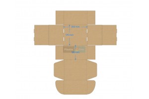 Kartona kaste 200x170x120 mm  3slāņu 4mm
