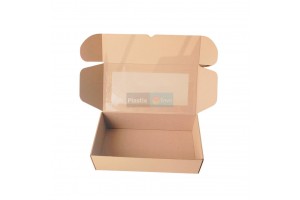 Kartona kaste ar logu 320x165x93 mm