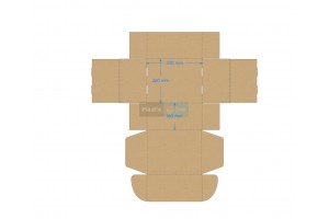 Kartona kaste 330x260x160 mm