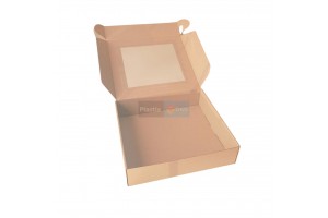 Kartona kaste ar logu 330x300x80 mm