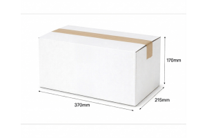 Kartona kaste 370x215x170 mm, Balta