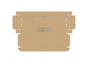 Kartona kaste 400x120x35 mm