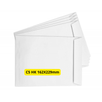 Papīra Aploksnes C5 HK 162X229mm baltas, 500gab