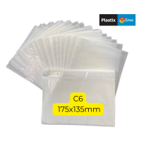 Pavadzīmju plēves kabatiņas C6 - 175x135mm - 100gab