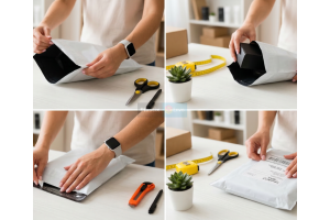 Plēves aploksnes / Kurjeraploksnes FB05 355×450mm 100gab.