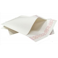 Gofrēta papīra polsterēta aploksne 170x225+45mmmm Balta
