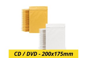 Polsterēta aploksnes CD/DVD