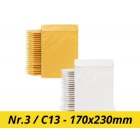 Polsterēta aploksnes C/13 - 170X230mm Polsterēta aploksnes C/13 - 170X230mm