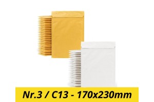 Polsterēta aploksnes C/13 - 170X230mm