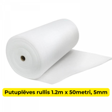Putu plēve 1.2m x 50metri, 5mm