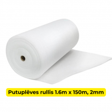 Putu plēve 1.6m x 150 metri, 2mm