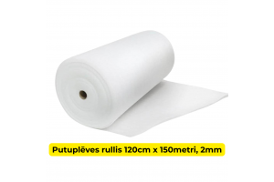 Putuplēve 1.2m x 150 metri, 2mm