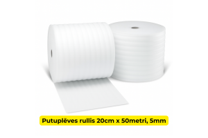 Putuplēve 0.20m x 50metri, 5mm