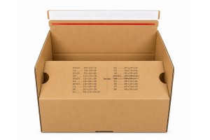 Pašlīmējoša kartona kaste S50 345x256x130 mm