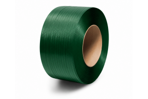 Spriegošanas lente PP 15 x 0.8mm x  1500m, zaļa