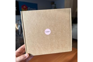 1000 ROZĀ PALDIES uzlīmes, Apaļas formas, izmērs 25mm