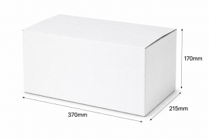 Kartona kaste 370x215x170 mm, Balta